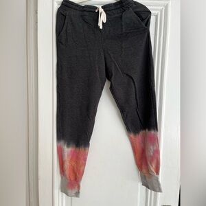 Sundry Black and Pink Ombre Joggers